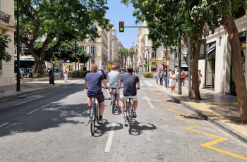 Fietsen groep Malaga
