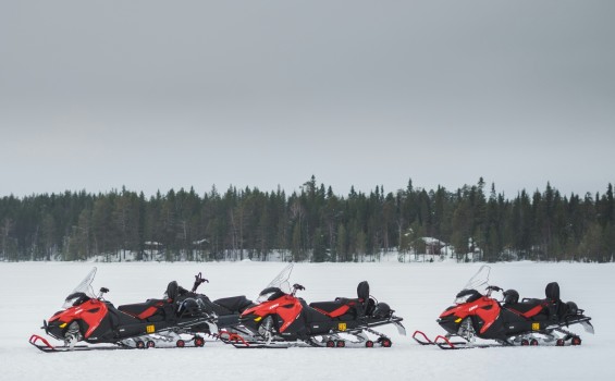 Sneeuwscooters - Lapland
