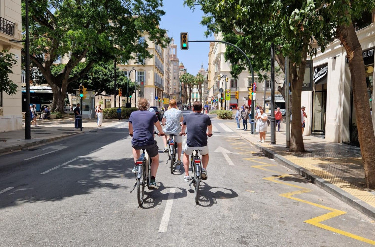 Fietsen groep Malaga