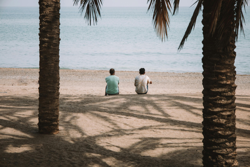 teamgevoel strand Malaga