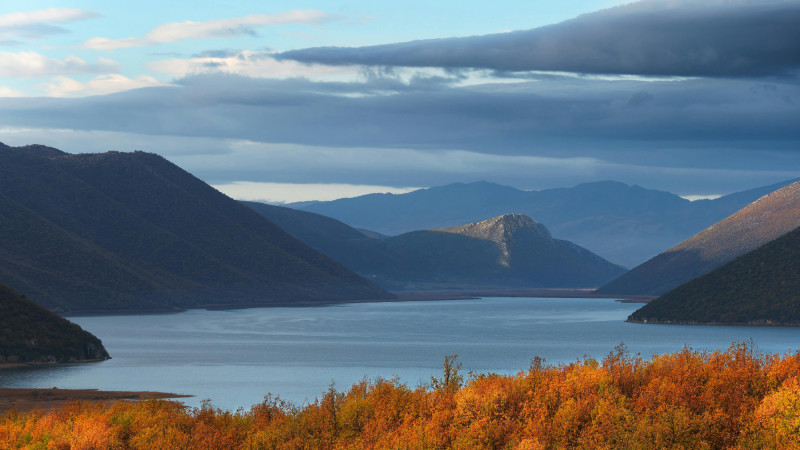 Prespa-meer Noord Macedonië